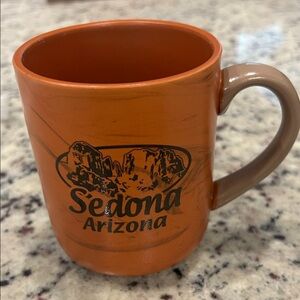 Sedona Arizona Orange Ceramic Mug
